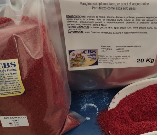 RED CARP-FOOD SOFT (NOVITA')