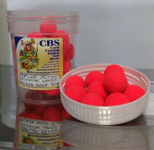 BOILES POP-UP SMOKED BEEF + ORIENTAL SPICE 15 mm