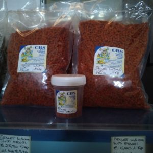 PELLET ARANCIO 4,5 mm TUTTI FRUTTI