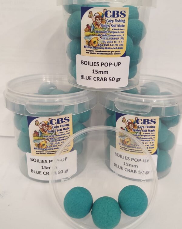 BOILES POP-UP BLUE CRAB 15 mm (NOVITA')
